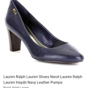 Lauren by Ralph Lauren Haydn navy pumps